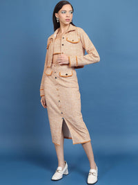 Tokyo Talkies Coat With Skirt