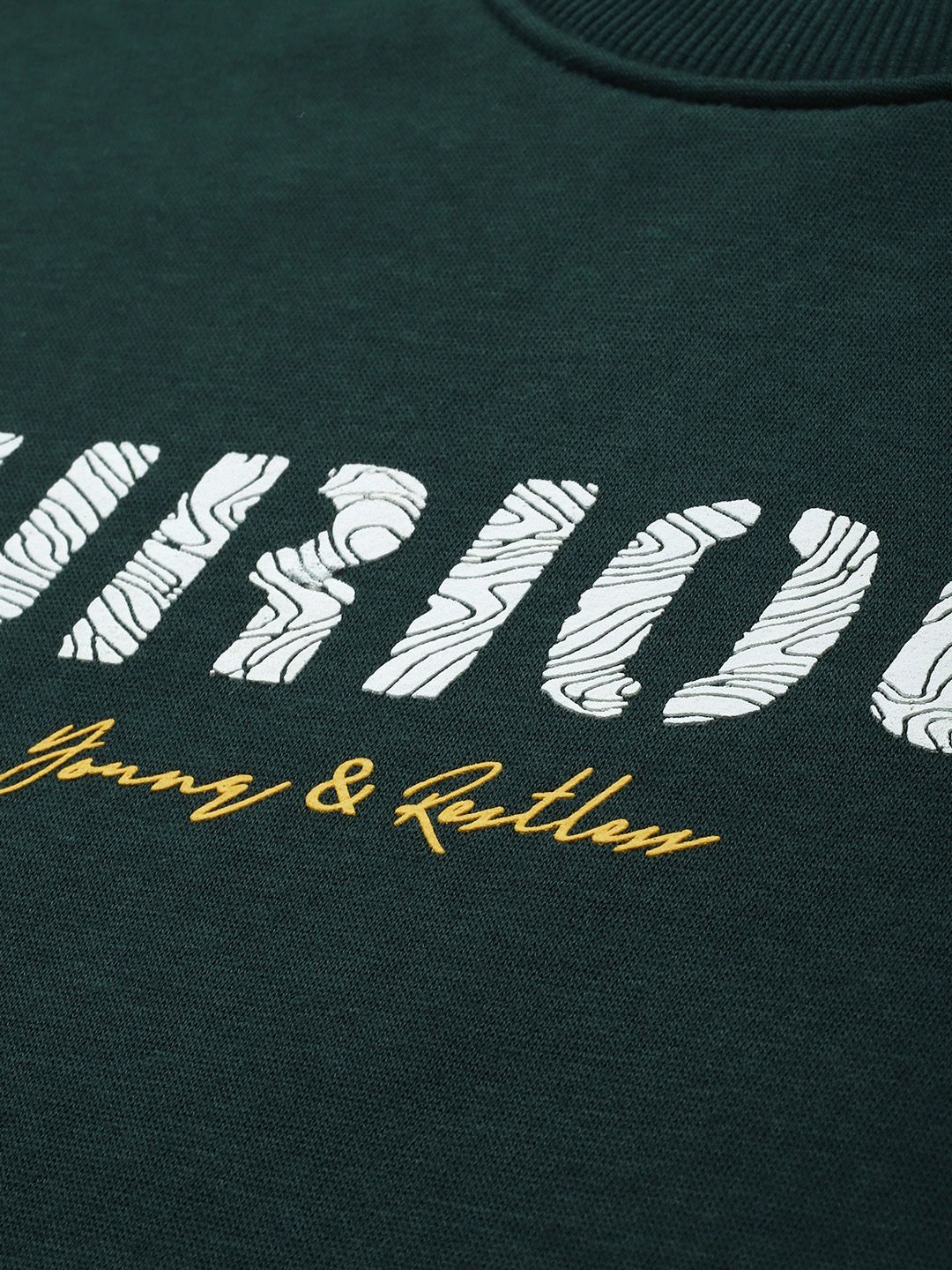 SPYKAR Typography Printed Pullover Sweatshirt