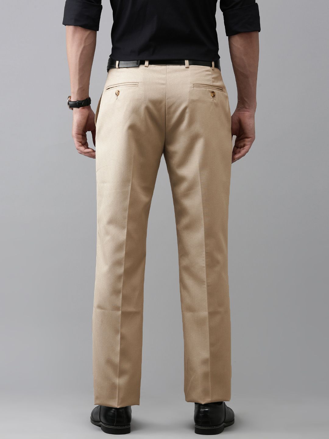 Park Avenue Men Smart Slim Fit Formal Trousers