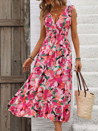 DressBerry Printed A-Line Midi Dress