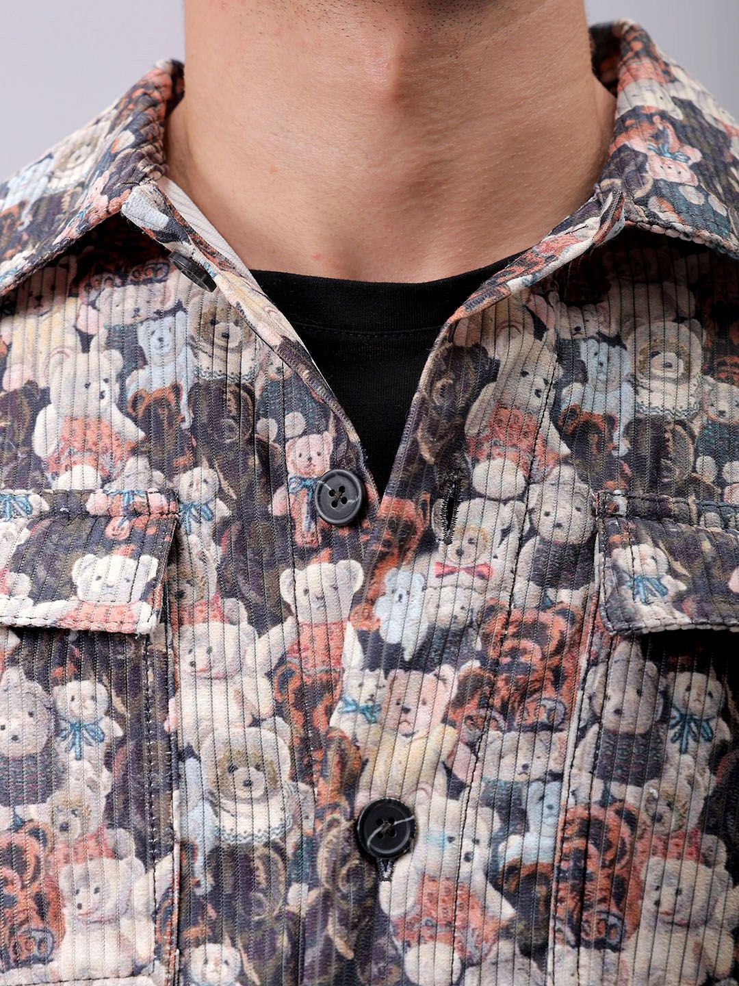 The Indian Garage Co Men Cutaway Collar Graphic Printed Casual Shirt