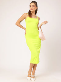 DressBerry Vibrant Vibes Bodycon Midi Dress