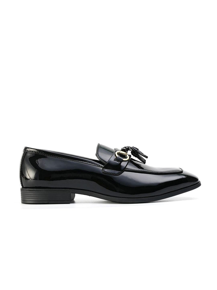 Kasut Slip On Bertumit Blok Hitam Lelaki MONKSTORY