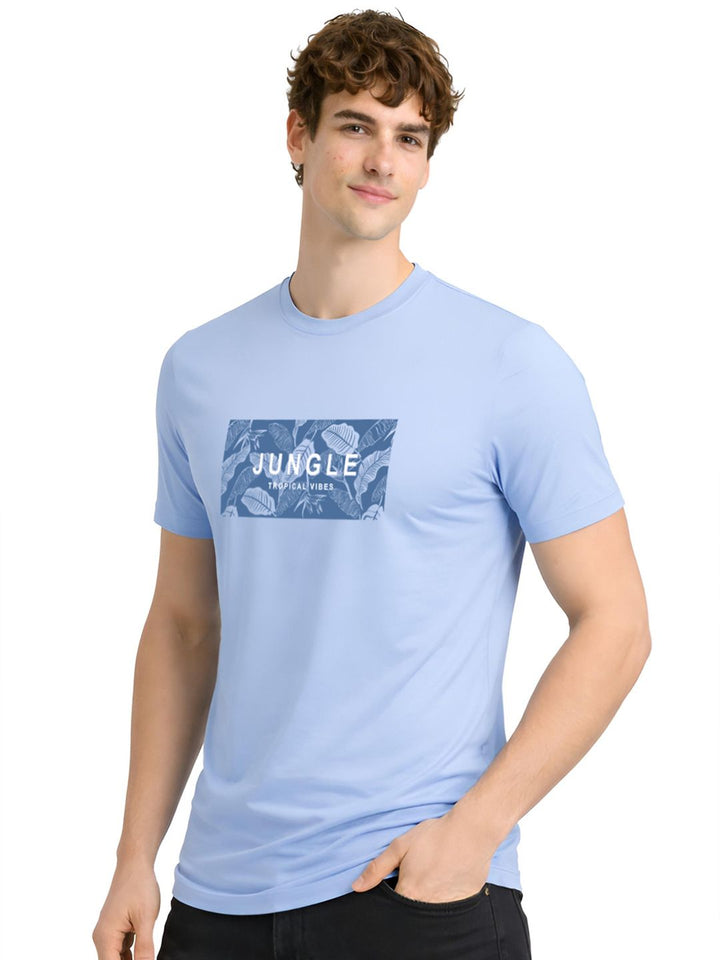 ADRO Men Printed Tropical T-shirt