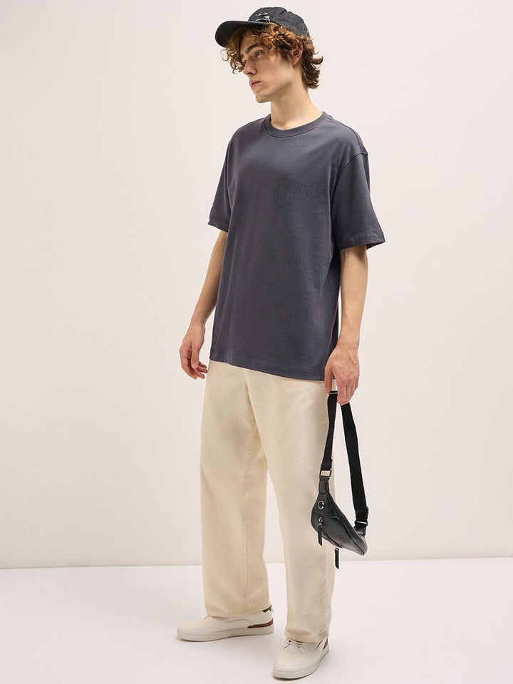 THE BEAR HOUSE Back-Printed Oversized T-Shirt