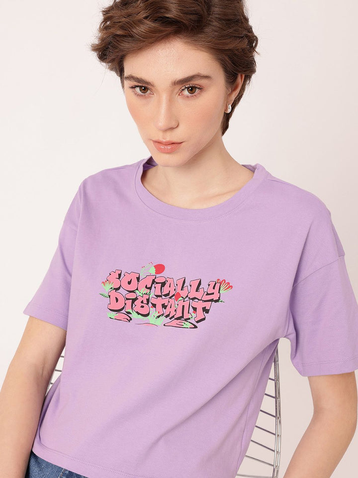 DressBerry City Cool Printed Boxy T-shirt