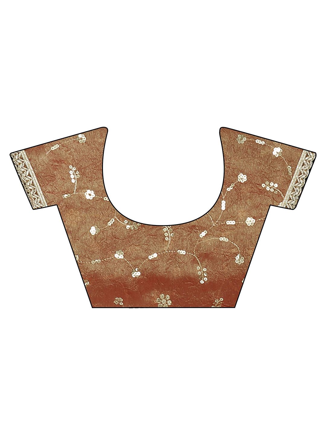 Tikhi Imli Saree With Embroidered Blouse Piece