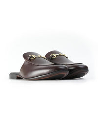 MONKSTORY Horsebit Classic Mules - Coklat
