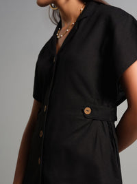 AND Notch Lapel Collar Shirt With Trousers
