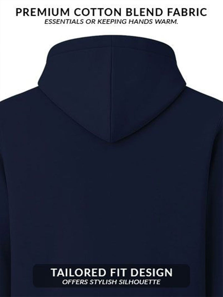 ADRO Men Printed Hooded Sweatshirt