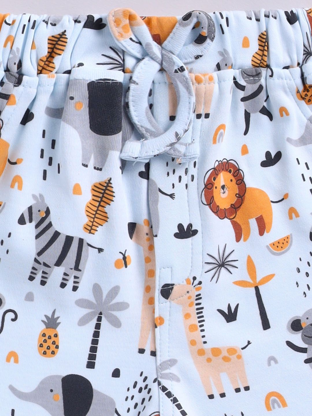 Moms Love Infant Boys Graphic Printed Pure Cotton Clothing Set