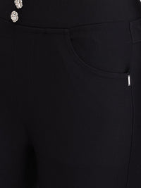 Spykar Women Skinny Fit High Rise Trousers