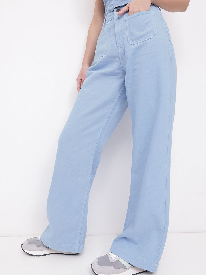 DressBerry Reworked & Ready Wide Leg Jeans