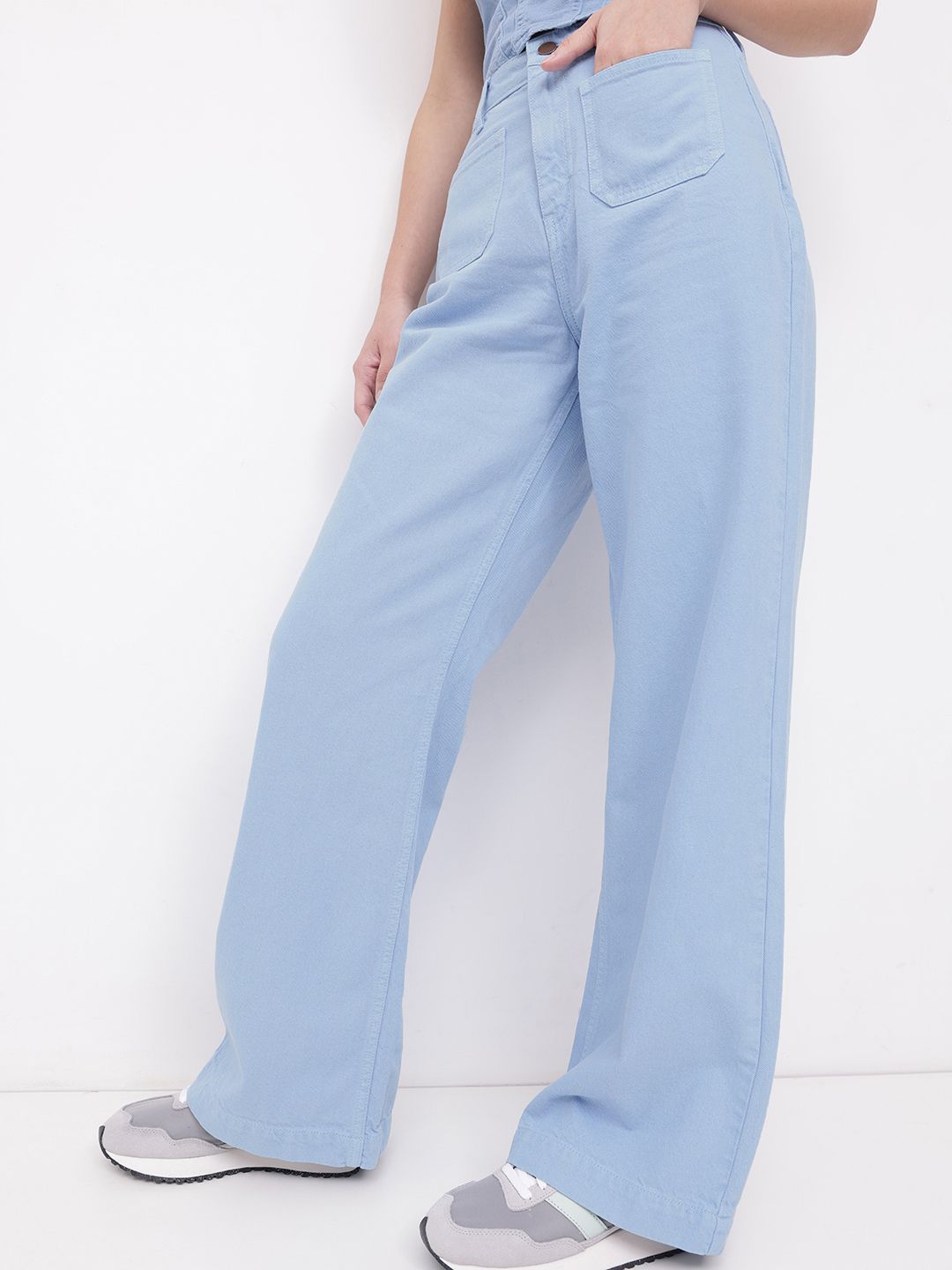 DressBerry Reworked & Ready Wide Leg Jeans
