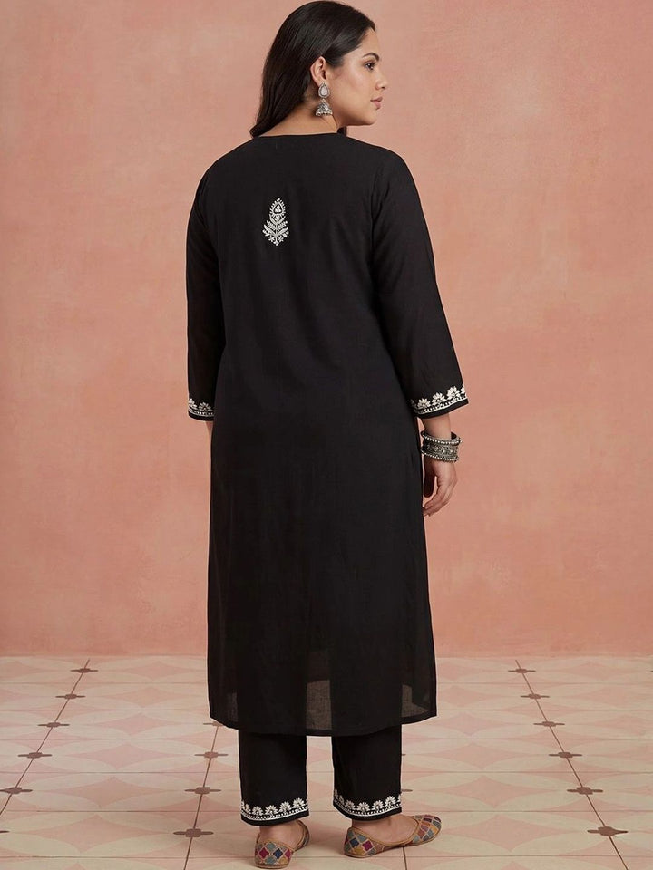 House of Chikankari Women Embroidered Thread Work Kurta
