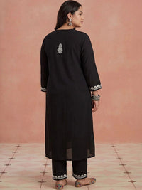 House of Chikankari Women Embroidered Thread Work Kurta