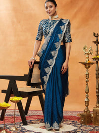 Saree Bersulam Berhias kasee
