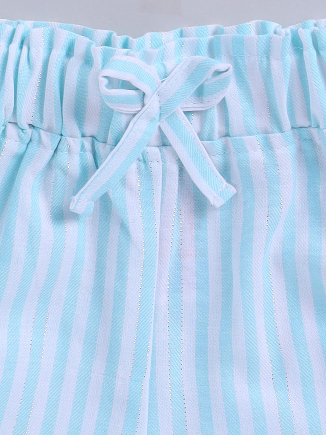 Moms Love Infant Girls Cotton Striped Top with Shorts