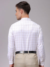 The Indian Garage Co. X Luxe Men Slim Fit Multi Stripes Opaque Striped Formal Shirt