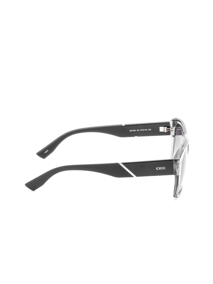 Idee lelaki cermin mata hitam persegi dengan lensa lensa yang dilindungi UV3106c4sg