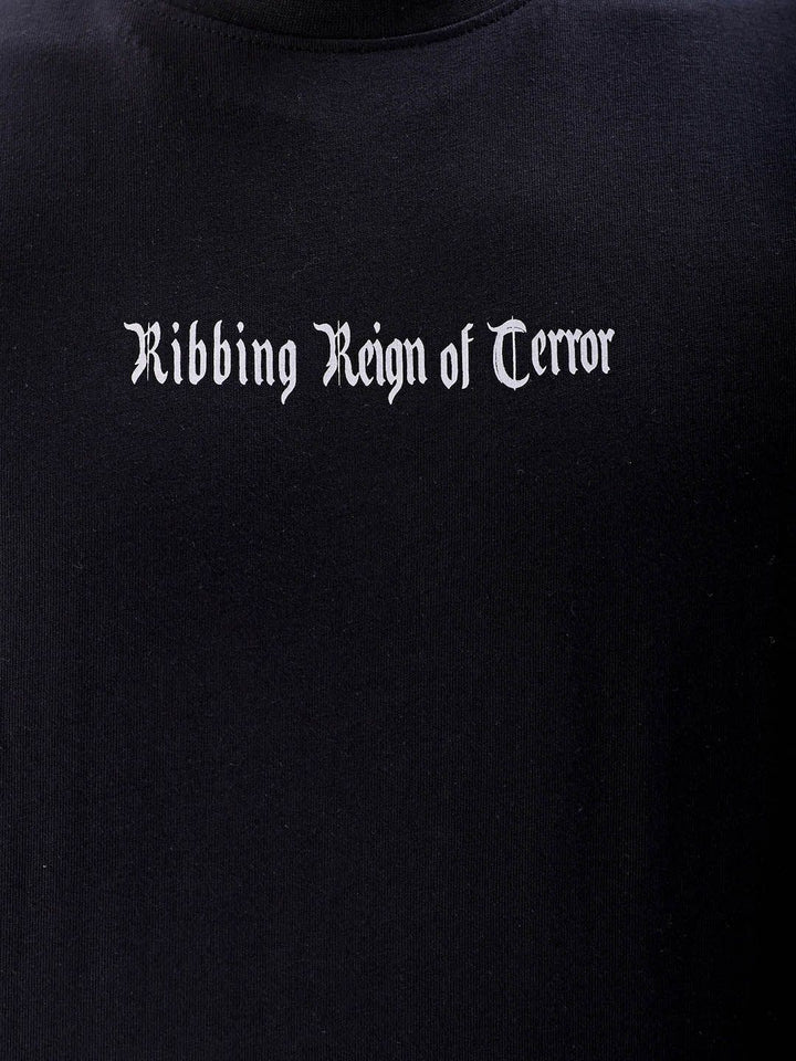The Indian Garage Co Men Printed Raw Edge Boxy T-shirt
