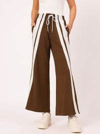 DressBerry Women Streetwear Chic Side Striped Track Pants