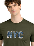 ADRO Men Typography Printed T-shirt