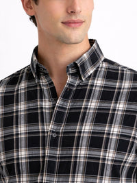 ADRO Men Standard Tartan Checks Checked Casual Shirt