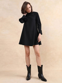 RAREISM Bell Sleeve A-Line Mini Dress