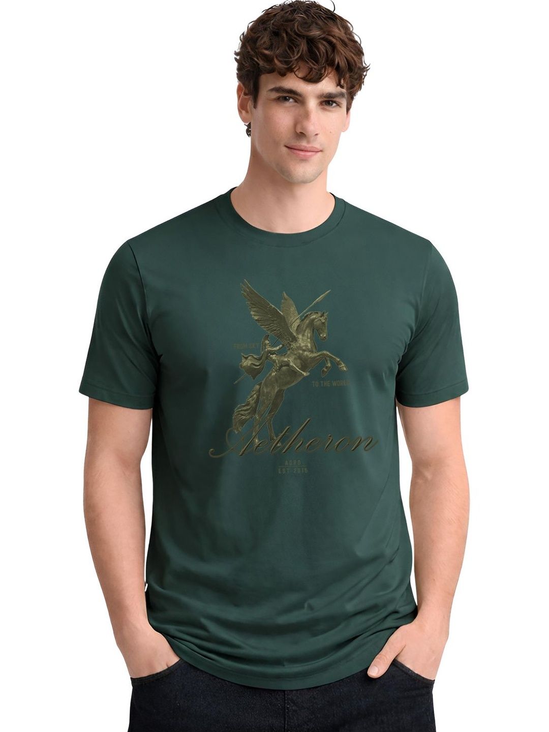 ADRO Men Printed T-shirt