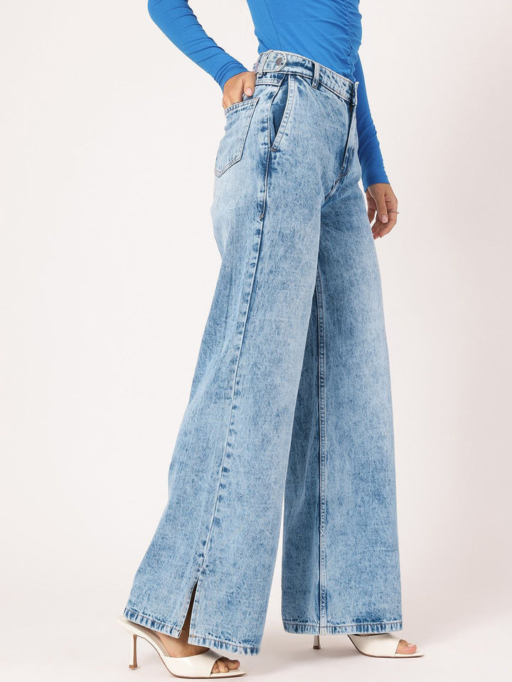 DressBerry Women Urban Uplift Wide Leg Jeans