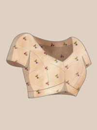 Silk Land Tussar Color Soft Silk Floral Digital Printed Saree