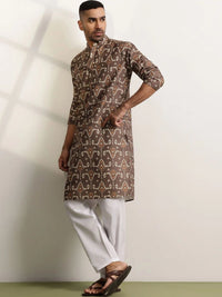 Anouk Men Printed Regular Kurta with Pyjamas
