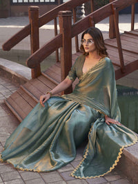 Tikhi Imli Organza Designer Saree