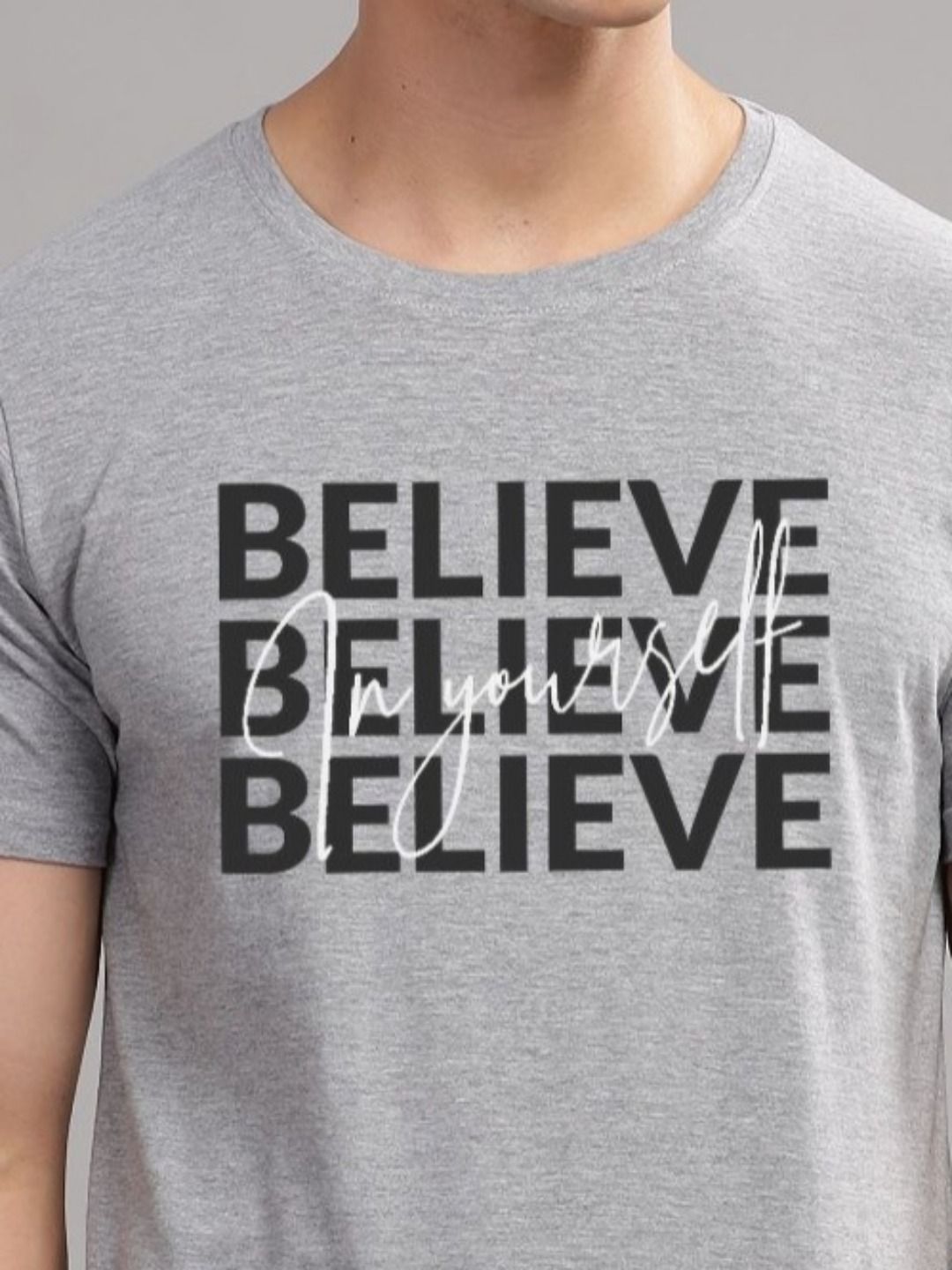 ADRO Men Pack Of 3 Typography Printed T-shirt