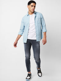 SPYKAR Men Slim Fit Heavy Fade Stretchable Jeans