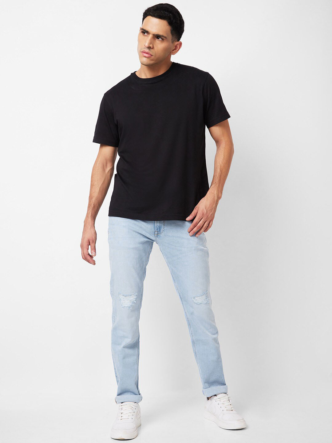 SPYKAR Men Mildly Distressed Heavy Fade Jeans