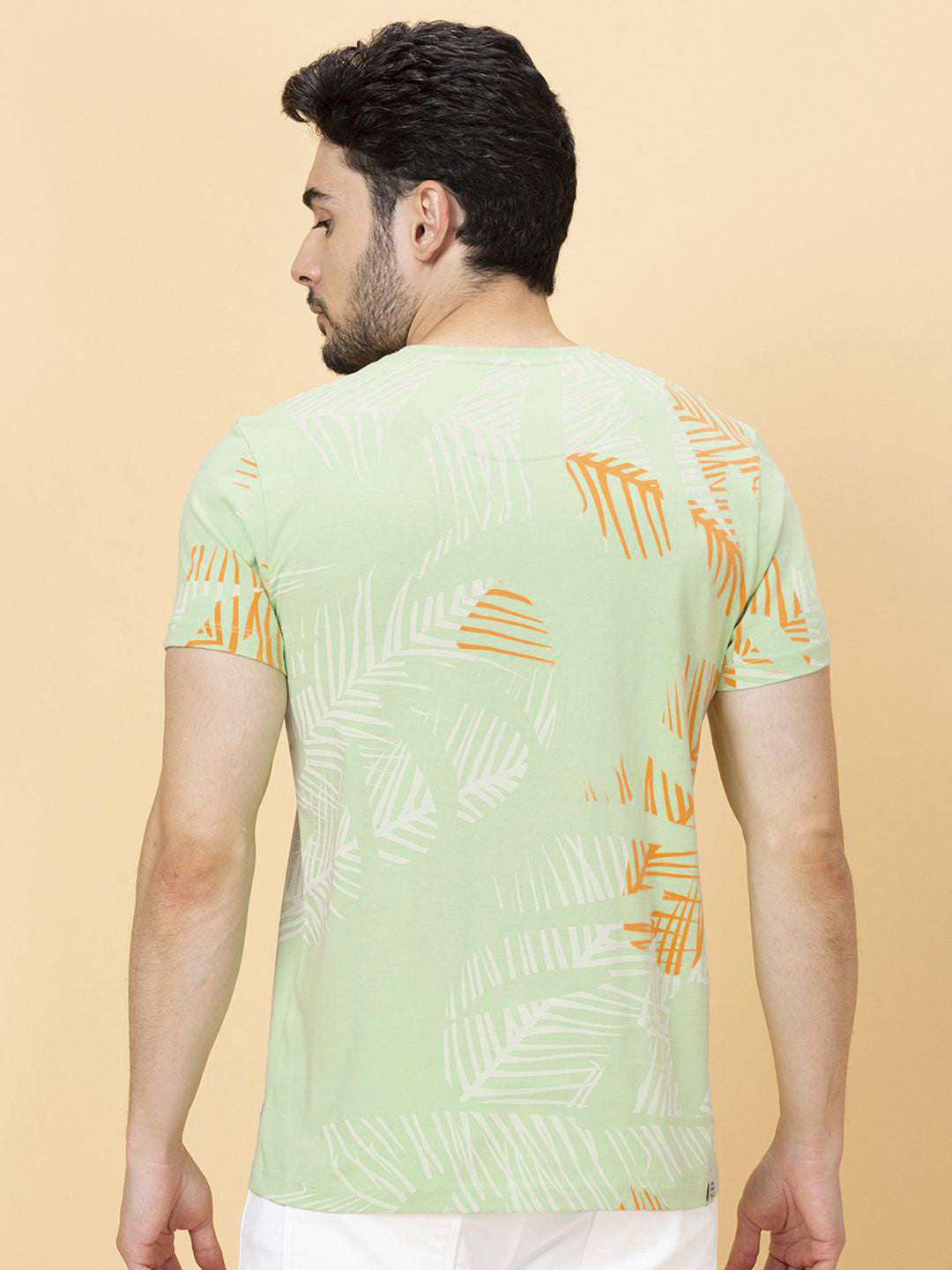 Being Human Men Round Neck Pure Cotton Printed T-shirt