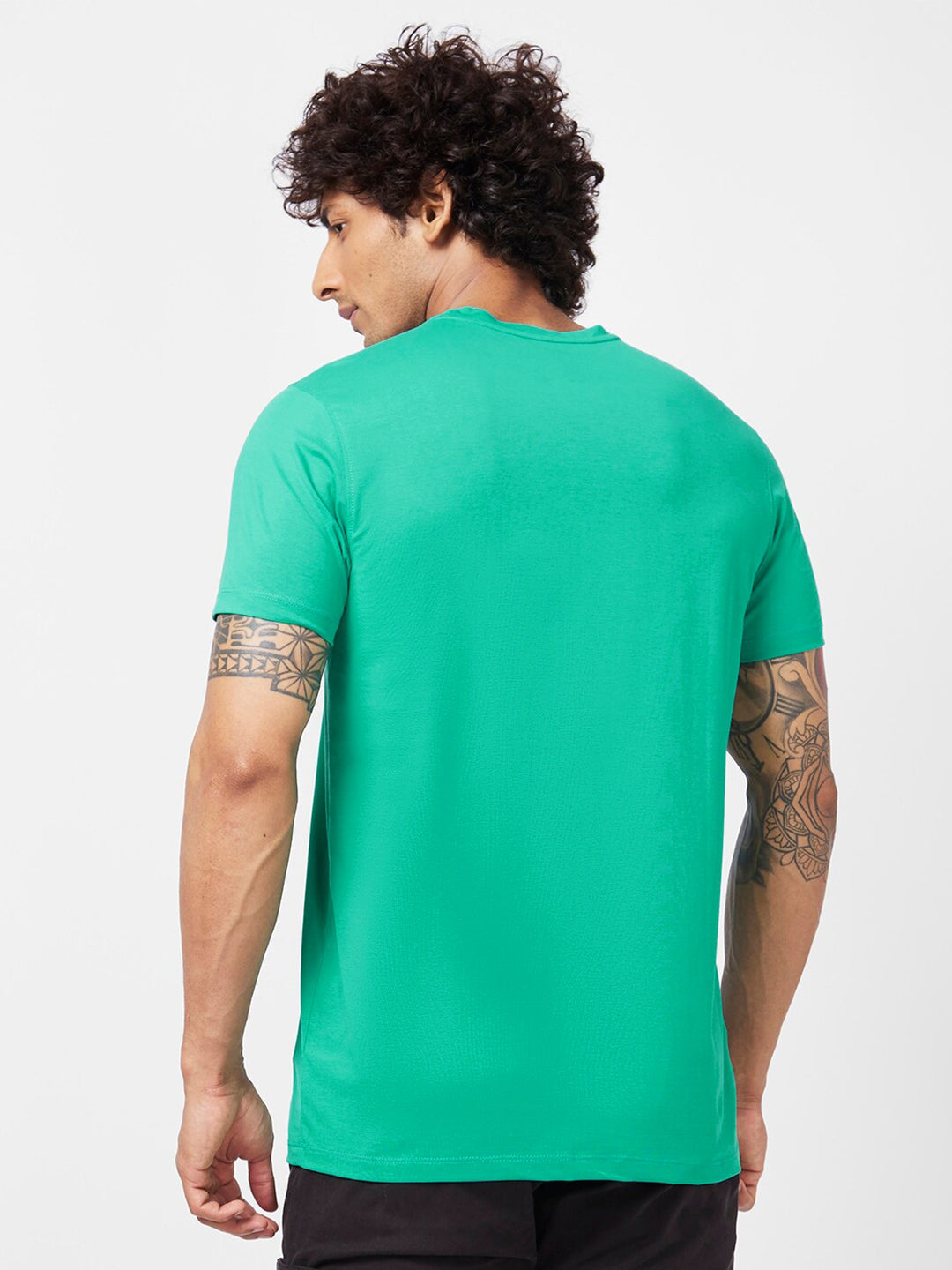 SPYKAR Typography Printed Slim Fit Casual T-Shirt