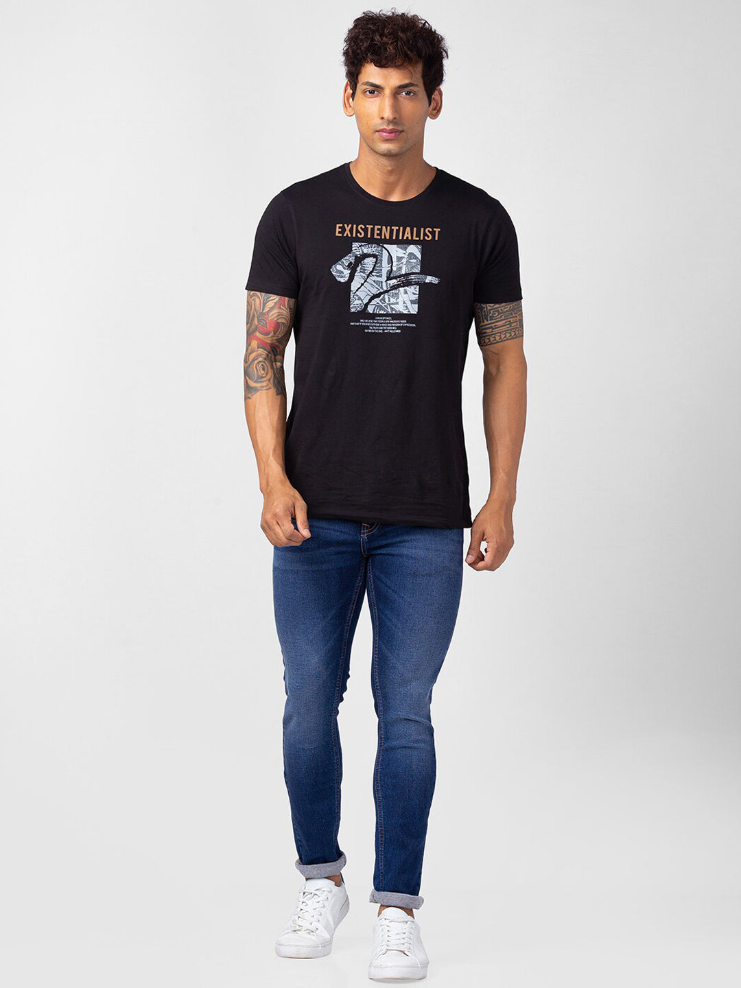 SPYKAR Men Super Skinny Fit Low-Rise Light Fade Jeans