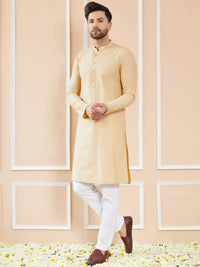 See Designs Mandarin Collar Pure Cotton Straight Kurta