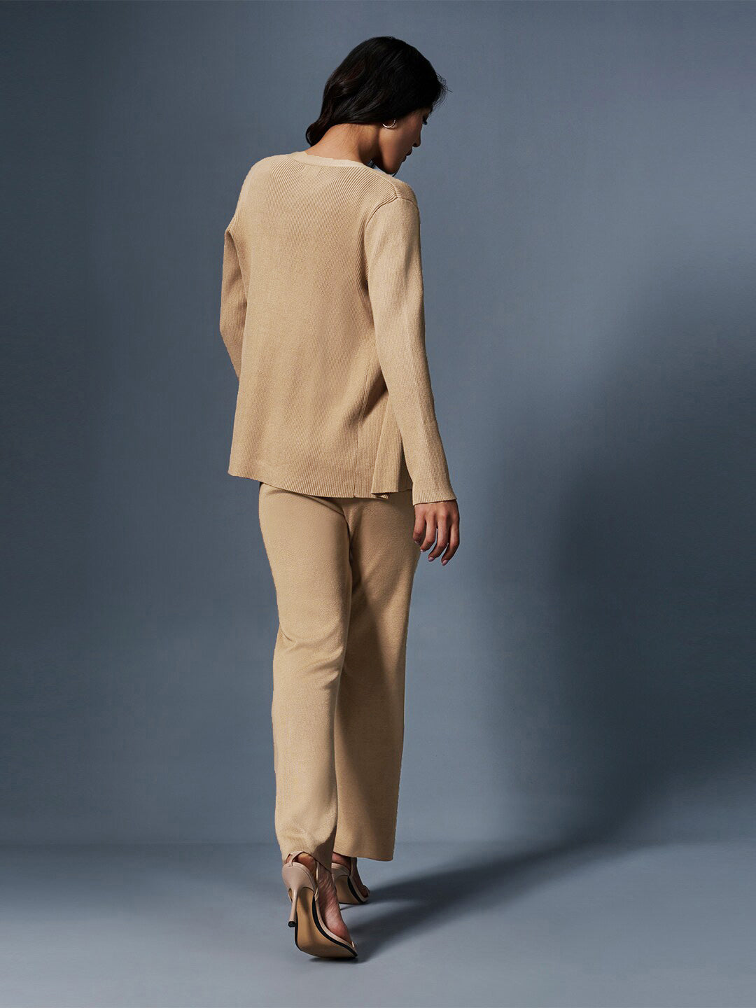 AND Sleeveless Crop Top With Trousers & Jacket