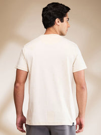 Being Human Pure Cotton Typography Printed Applique T-shirt