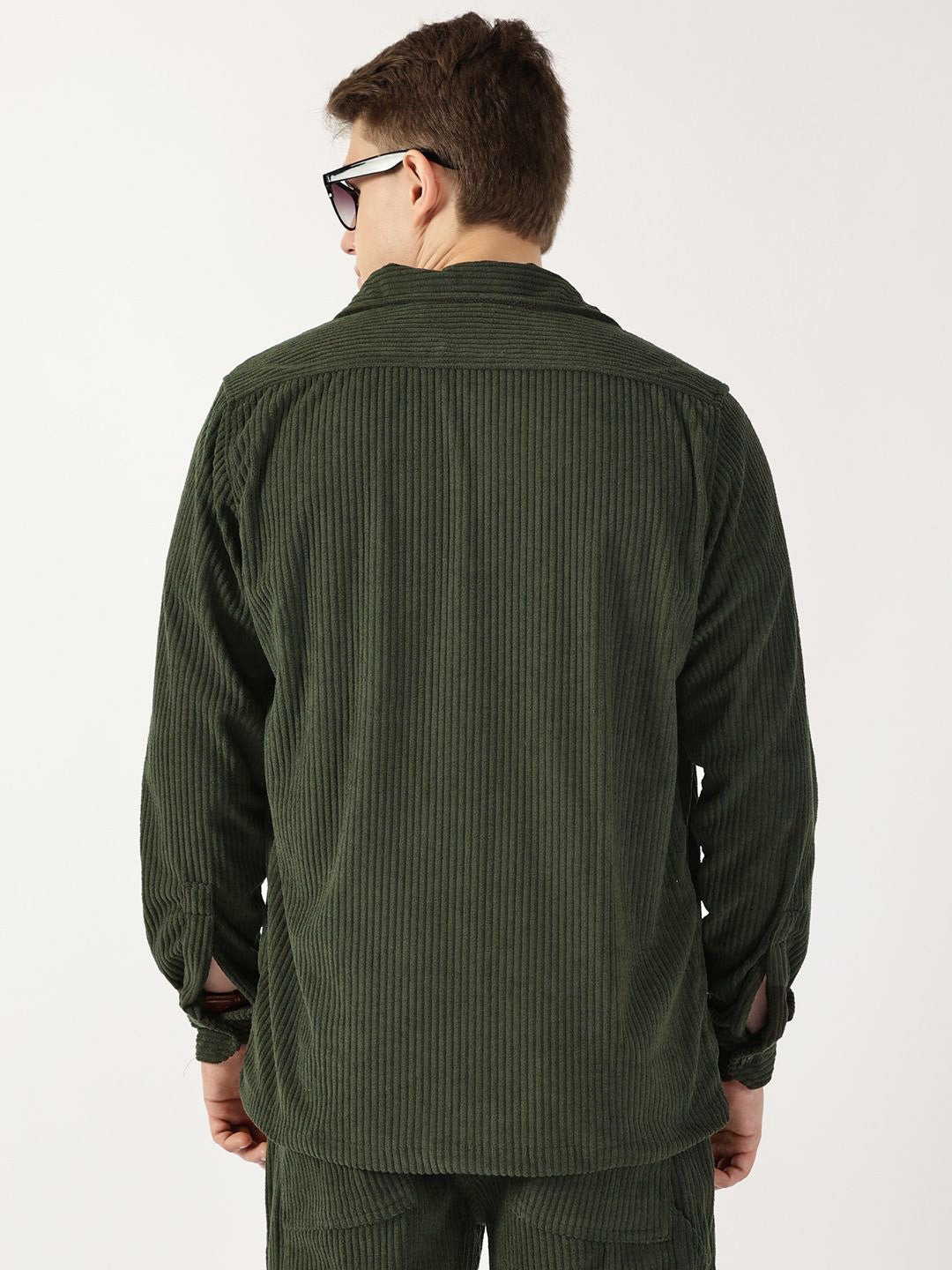 Thomas Scott Men Premium Corduroy Casual Shirt