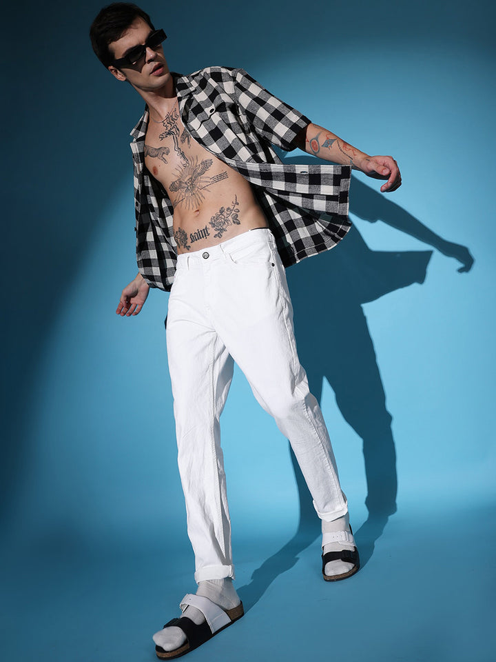 The Indian Garage Co Men Mid-Rise Slim Fit Jeans