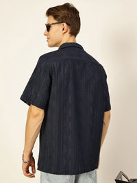 Thomas Scott Men Premium Semi Sheer Casual Shirt