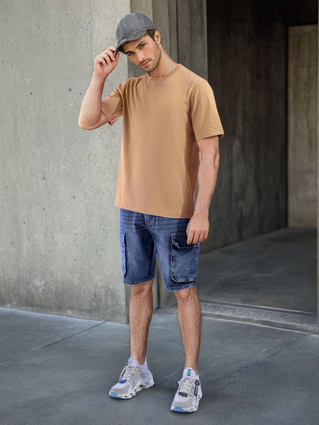 The Indian Garage Co Round Neck Cotton T-shirt