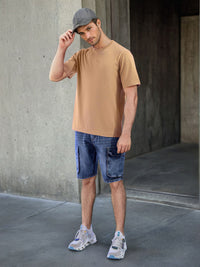The Indian Garage Co Round Neck Cotton T-shirt