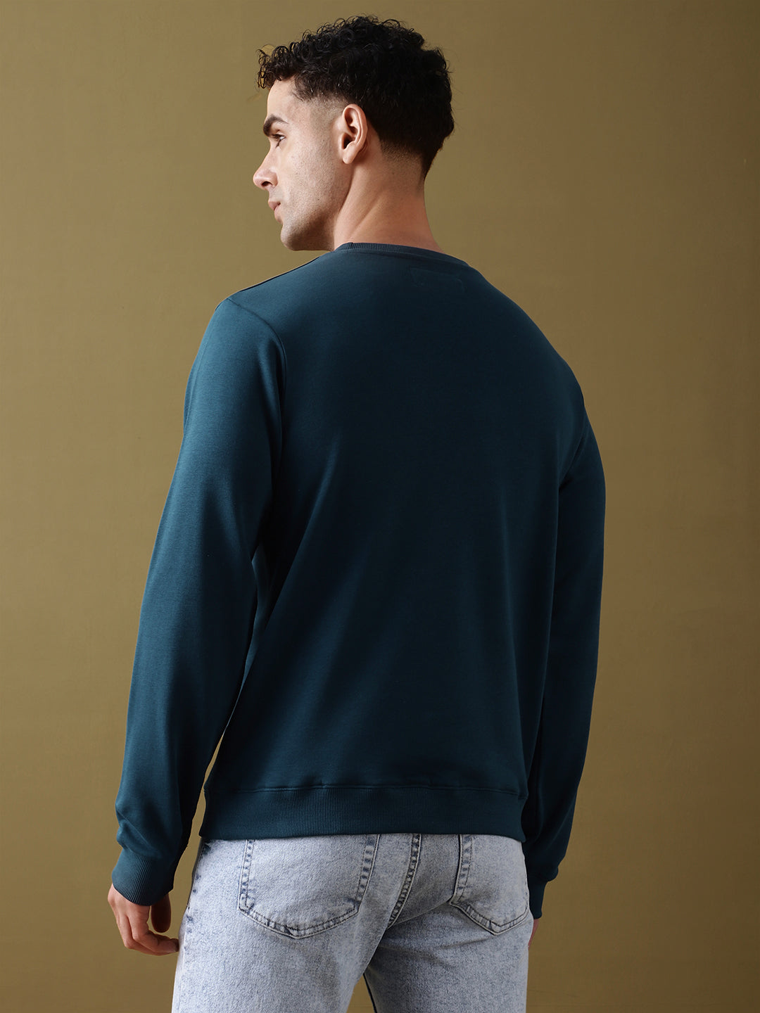 DILLINGER Men Solid Ultra Soft Drapey Cotton T-Shirt