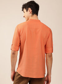 Anouk Mandarin collar Pathani Short Kurta